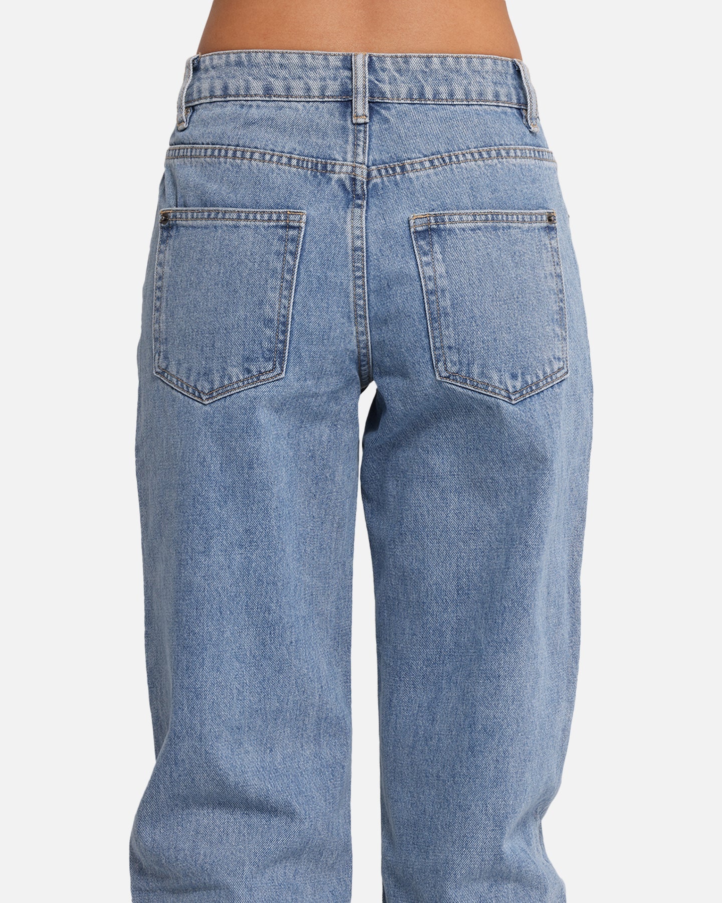 XXIII Women's High Rise Relaxed Jeans Blue Denim