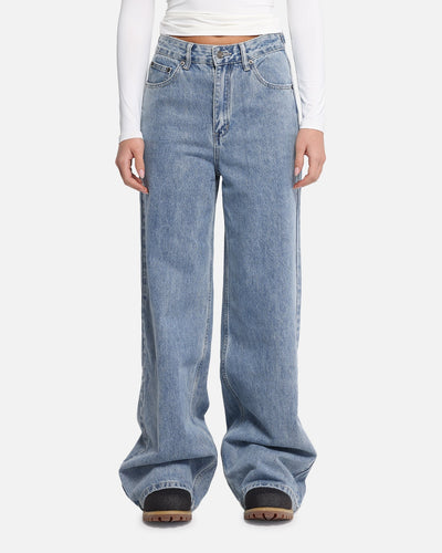 XXIII Women's Wide Leg Jeans Blue Denim