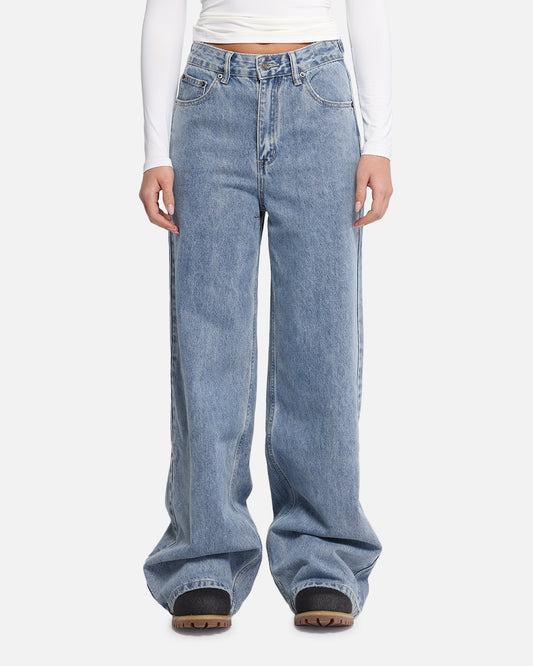 XXIII Women's Wide Leg Jeans Blue Denim