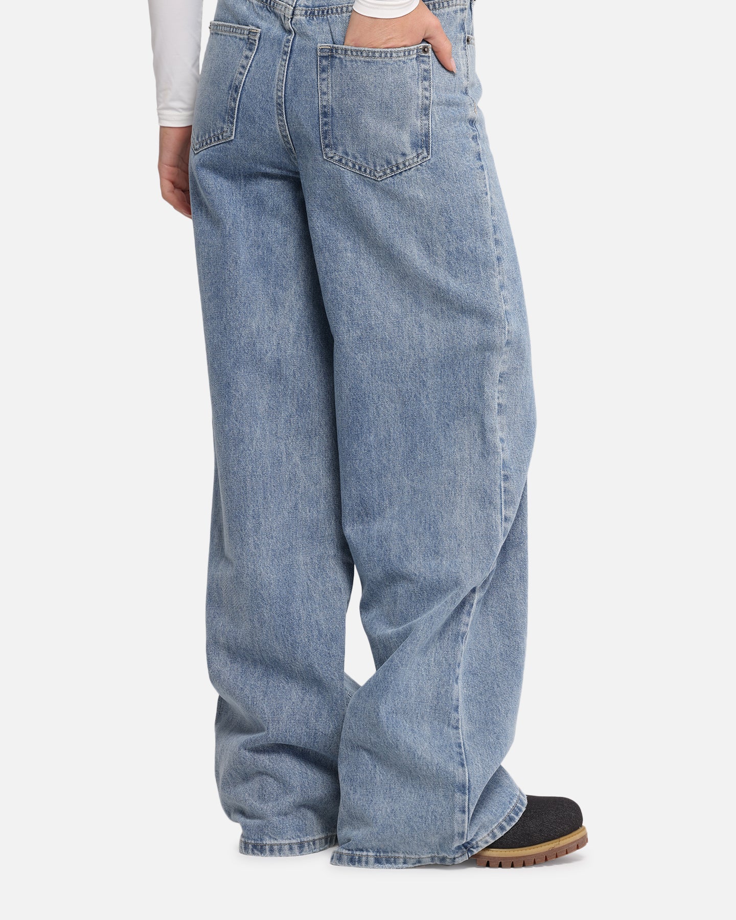 XXIII Women's Wide Leg Jeans Blue Denim