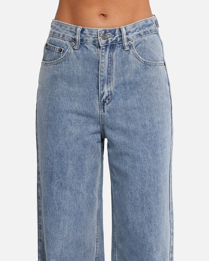 XXIII Women's Wide Leg Jeans Blue Denim