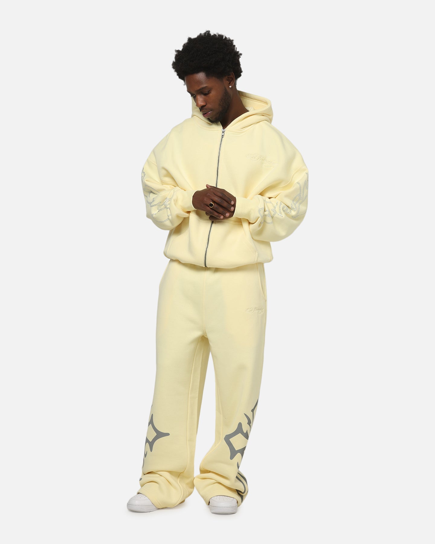 Ed Hardy Trinity Sweatpants Butter Yellow
