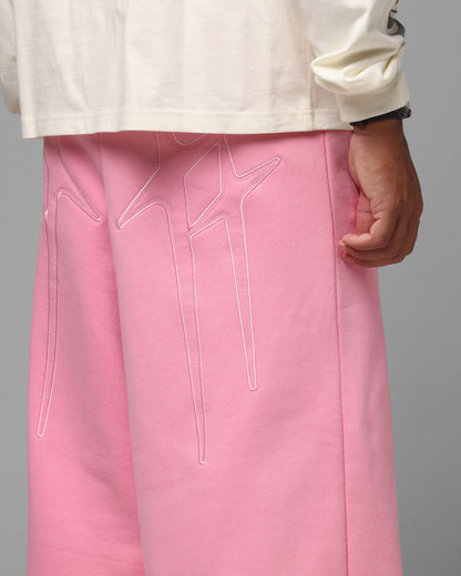 Loiter Weezy Ultra Wide Sweatpants Pink