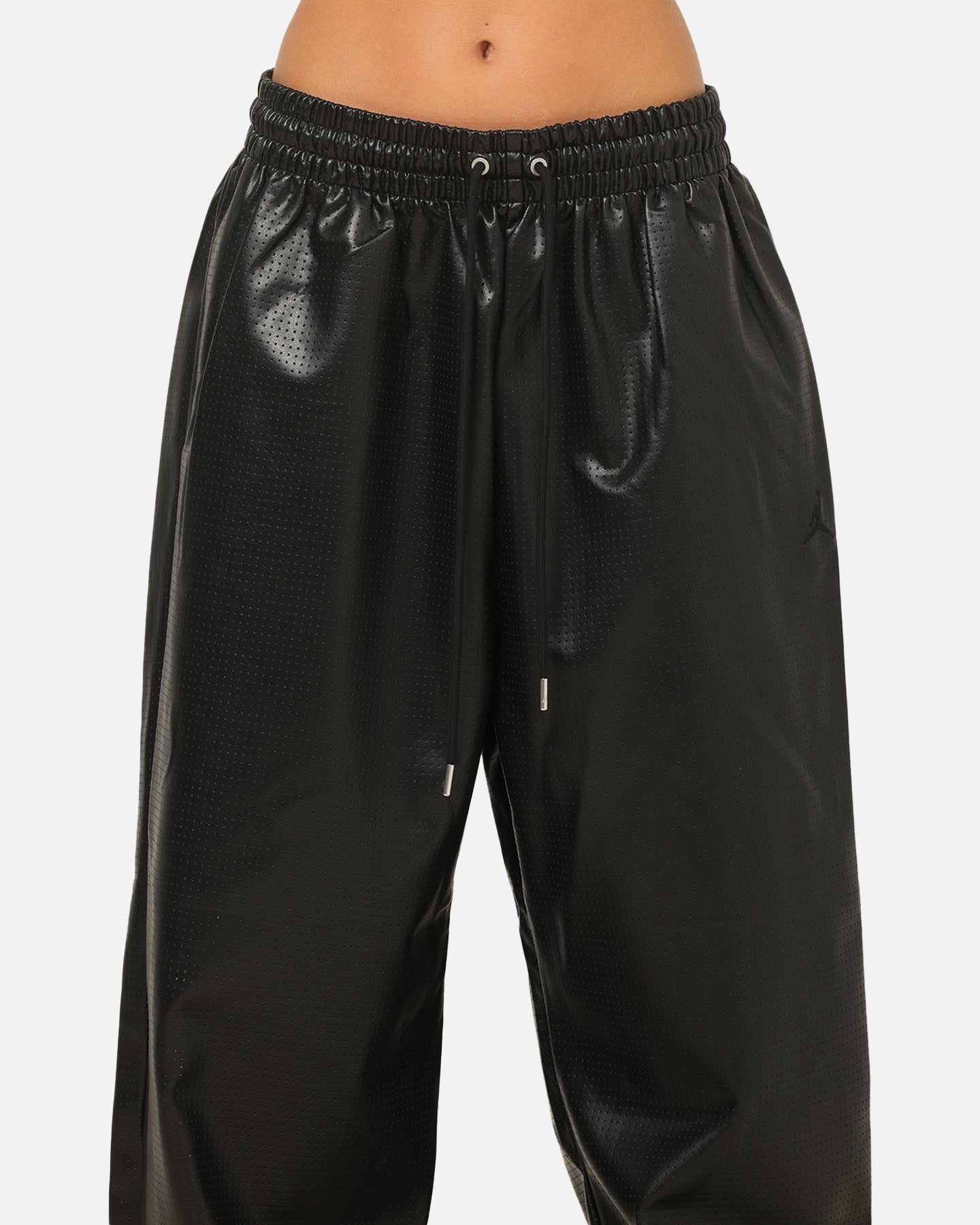 Jordan Women's Jumpman Flight Faux-Leather Pants Black