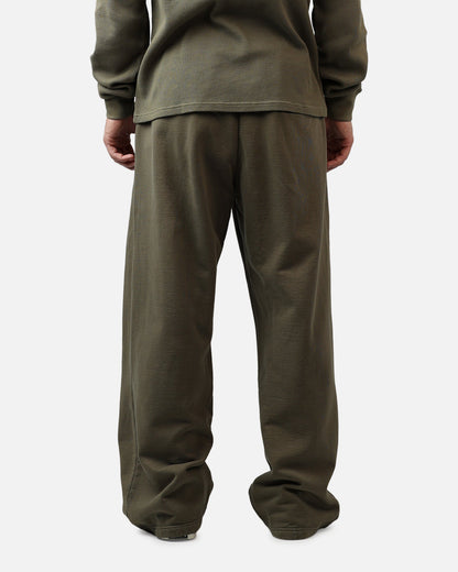 American Thrift Wide Leg Pants Washed Olive
