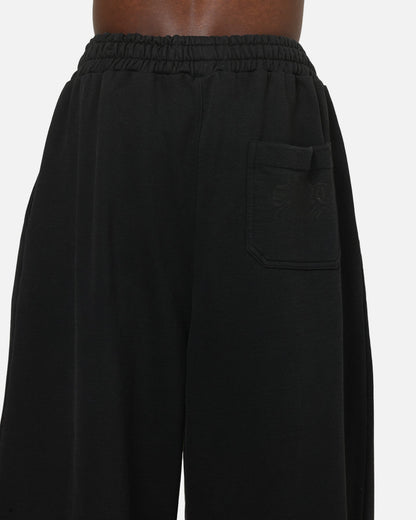 Saint Morta Distressed Baggy Sweatpants Black Wash