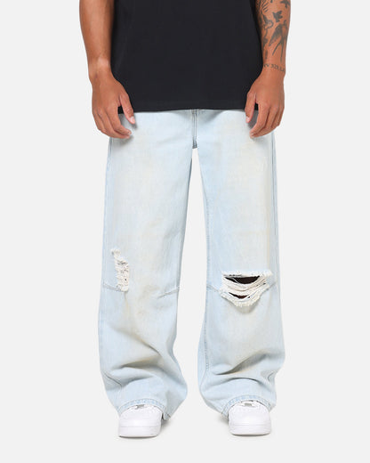Saint Morta Amplus Distressed Jeans Light Dirty Denim