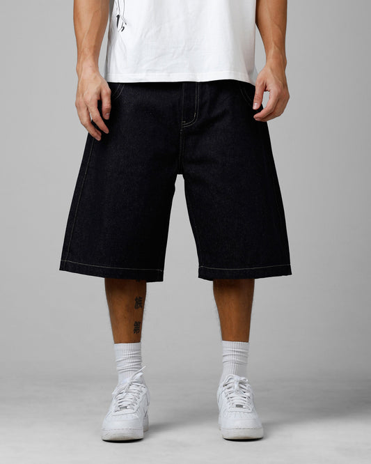 Loiter Star Born Denim Jorts Indigo