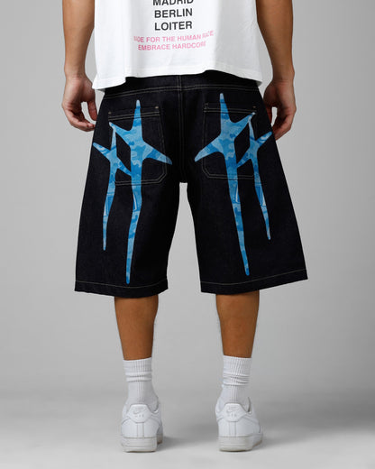 Loiter Star Born Denim Jorts Indigo