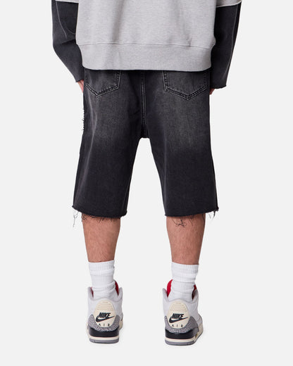 MNML Baggy Mojave Denim Shorts Black