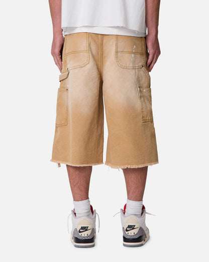MNML Ultra Baggy Work Shorts Tan