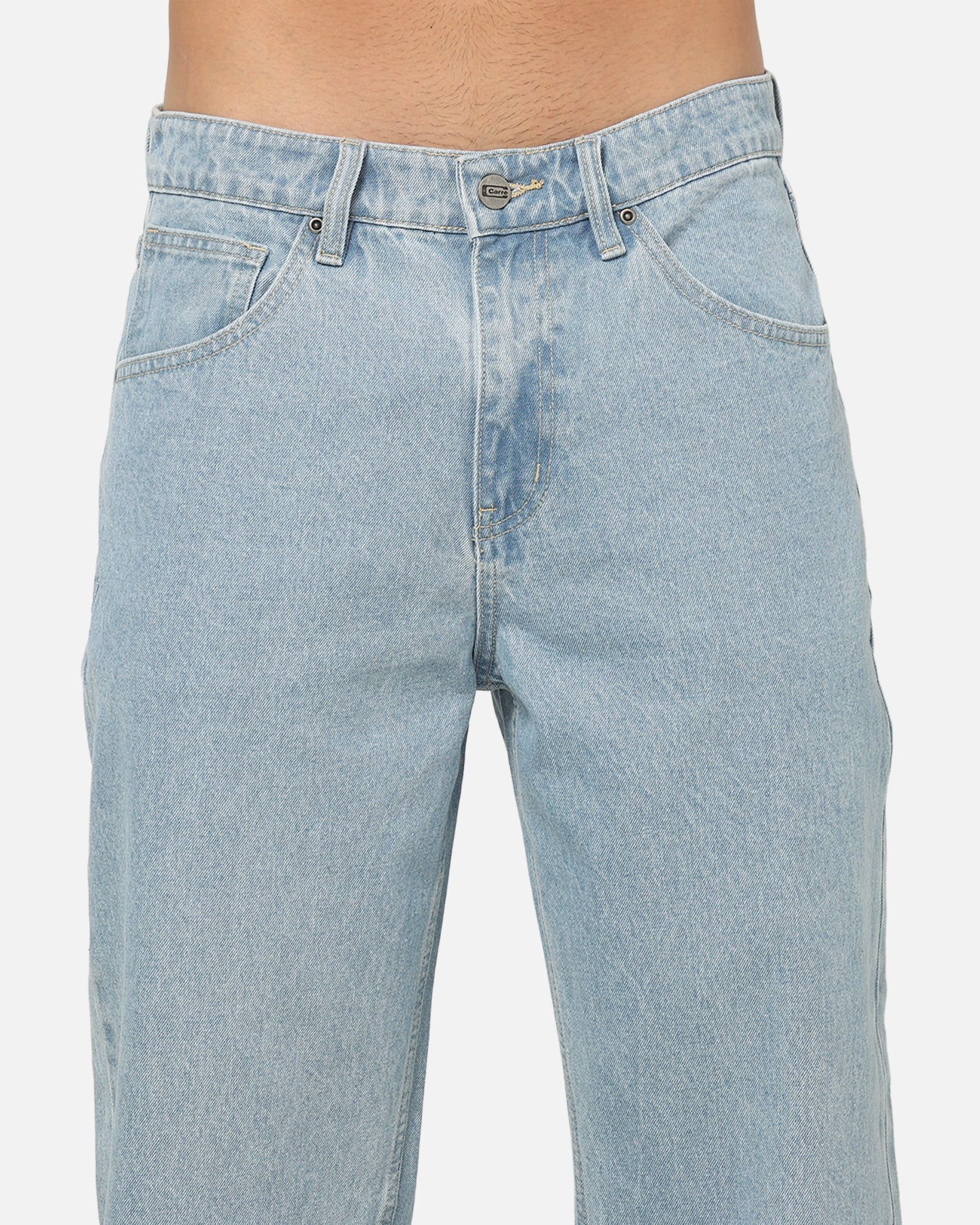 Carre Union Straight Fit Jeans Light Wash Blue