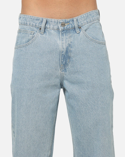 Carre Union Straight Fit Jeans Light Wash Blue