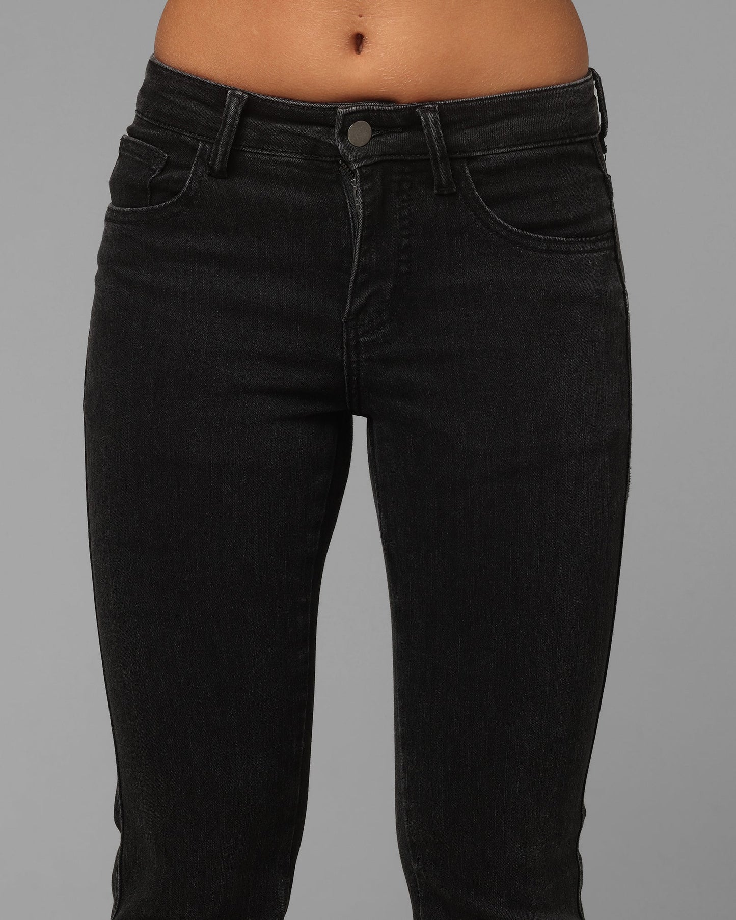 Loiter Women's Wraith Bootcut Jeans Black