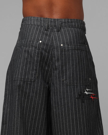 Loiter Hybrid Patch Shorts Black