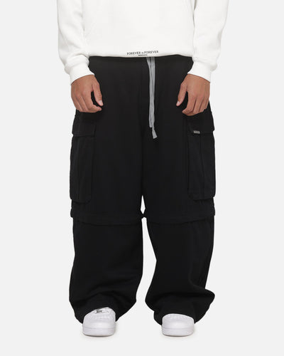 Saint Morta Umbra Super Baggy Cargo Pants Black