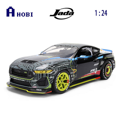 Jada 1:24 Big Time Muscle 2025 Ford Mustang RTR Vaughn Gitten Jr. Diecast Car