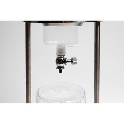 Coffee Culture 600ml Cold Drip Glass Coffee Maker with Steel Frame Stand Clear
