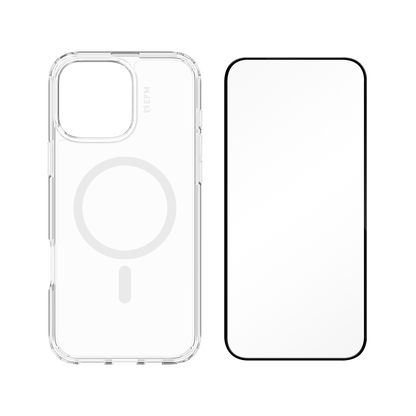 EFM 2-in-1 Case and Screen Protection Bundle - iPhone 16 Pro Max (Clear)