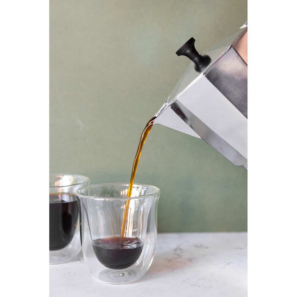 La Cafetiere Venice 6-Cup 290ml Espresso Maker Aluminum Coffee Pot (Silver)