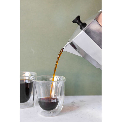 La Cafetiere Venice 6-Cup 290ml Espresso Maker Aluminum Coffee Pot (Silver)