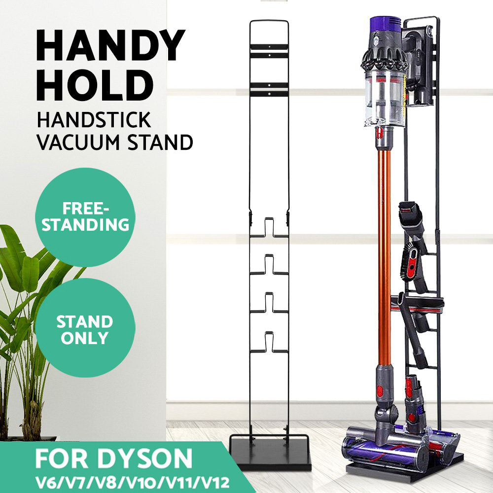 Artiss Freestanding Dyson Vacuum Cleaner Stand for V6 7 8 10 11 (Black)