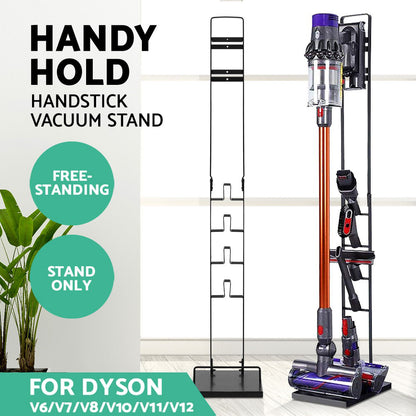 Artiss Freestanding Dyson Vacuum Cleaner Stand for V6 7 8 10 11 (Black)