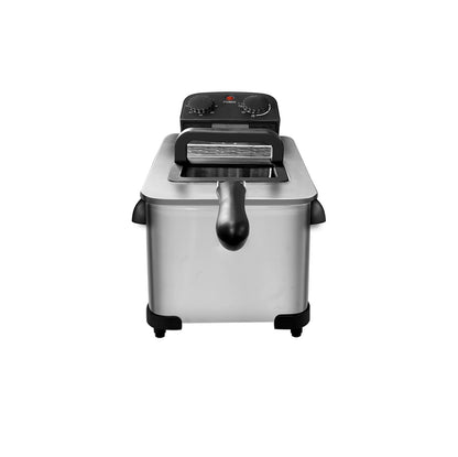 Healthy Choice 3.8L Deep Fryer with Timer Control Knob & Thermal Safety Device