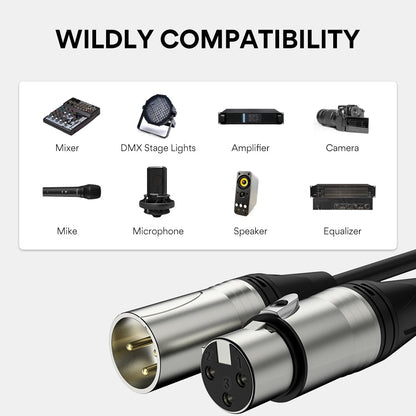 MAONO XLR Microphone Cable Premium XLR Patch Cable 180cm/6FT
