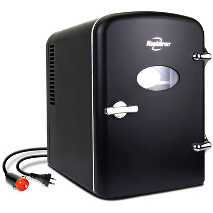 Koolatron Retro Mini Fridge 4L Black