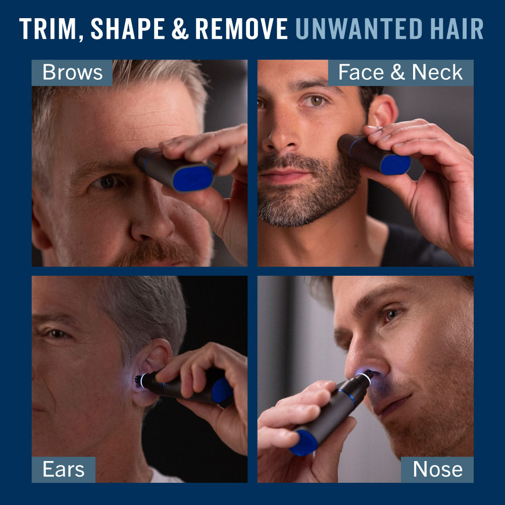 Microtouch Titanium Edge Cordless Ear, Nose and Face Trimmer