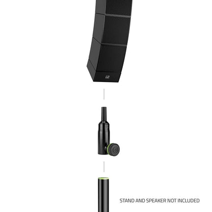 Gravity SFCURVM Reducing Steel Flange 36mm to Curv Adapter Male For Tweeter BLK