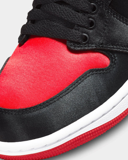 Jordan Women's Air Jordan 1 Retro High OG "Satin Bred" Black/University Red