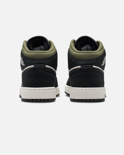 Jordan Kids' Air Jordan 1 Mid (GS) Lt Orewood Brown
