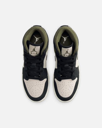 Jordan Kids' Air Jordan 1 Mid (GS) Lt Orewood Brown