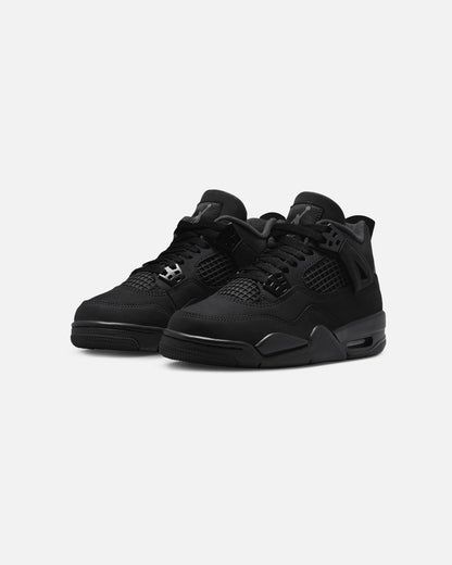 Jordan Kids' Air Jordan 4 Retro "Black Cat" (GS) Black/Black