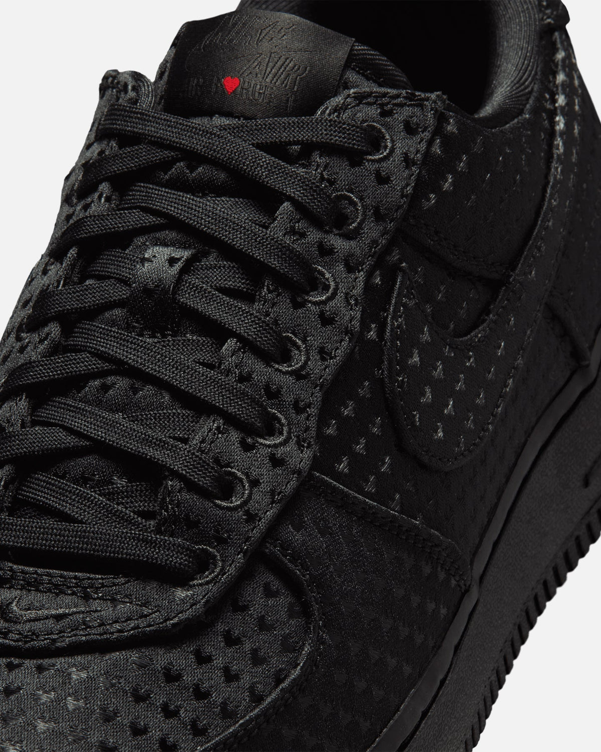 Nike Air Force 1 Retro "Valentine’s Day" Black/Black