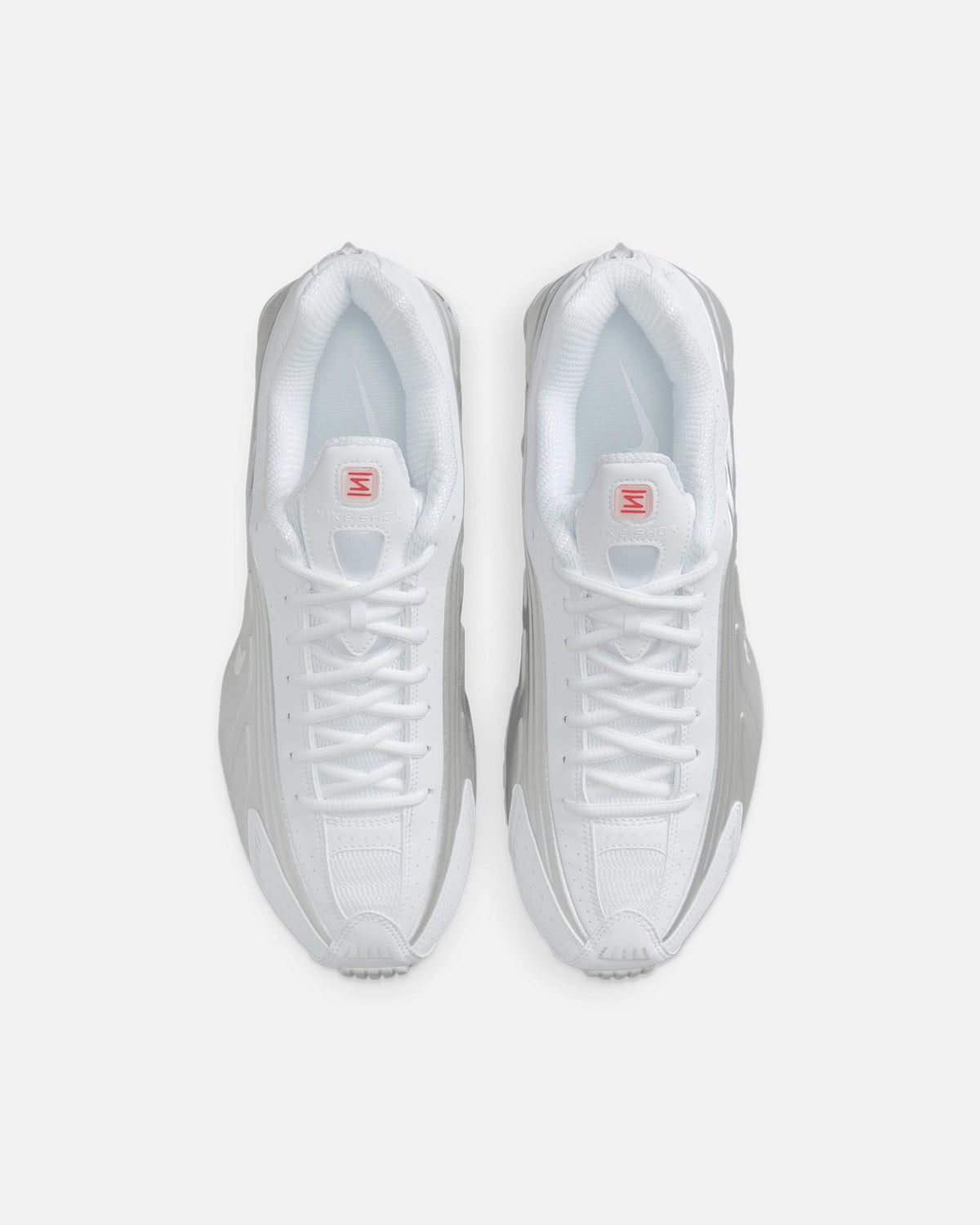 Nike Shox R4 White/Metallic Silver