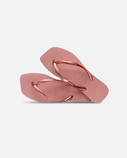 Havaianas Women's Slim Square Thongs Rose