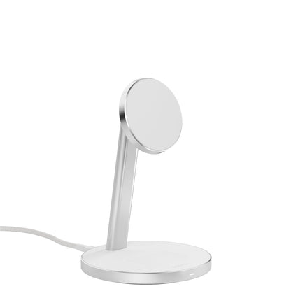 EFM Qi2 15W Duo Wireless Charge Stand with 20W Power Supply and 1.2M Cable (White)
