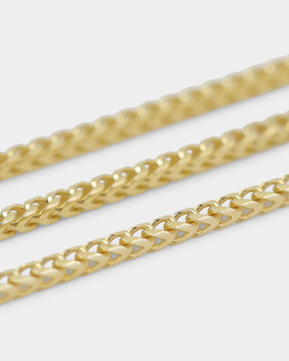 House Of Auric Franco 2.8mm 20" Chain 18k Gold Vermeil