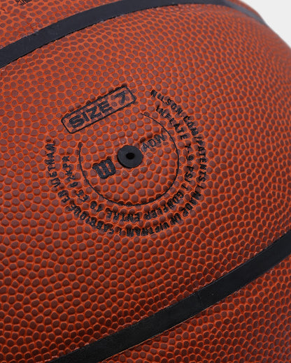 Wilson NBA Authentic Series Indoor/Outdoor Size 7 Basketball Orange