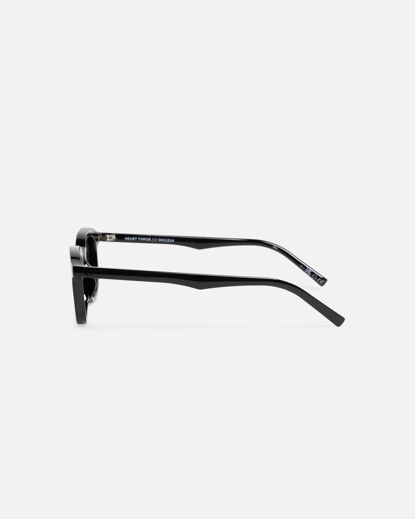 Le Specs Heart Throb Sunglasses Black/Smoke