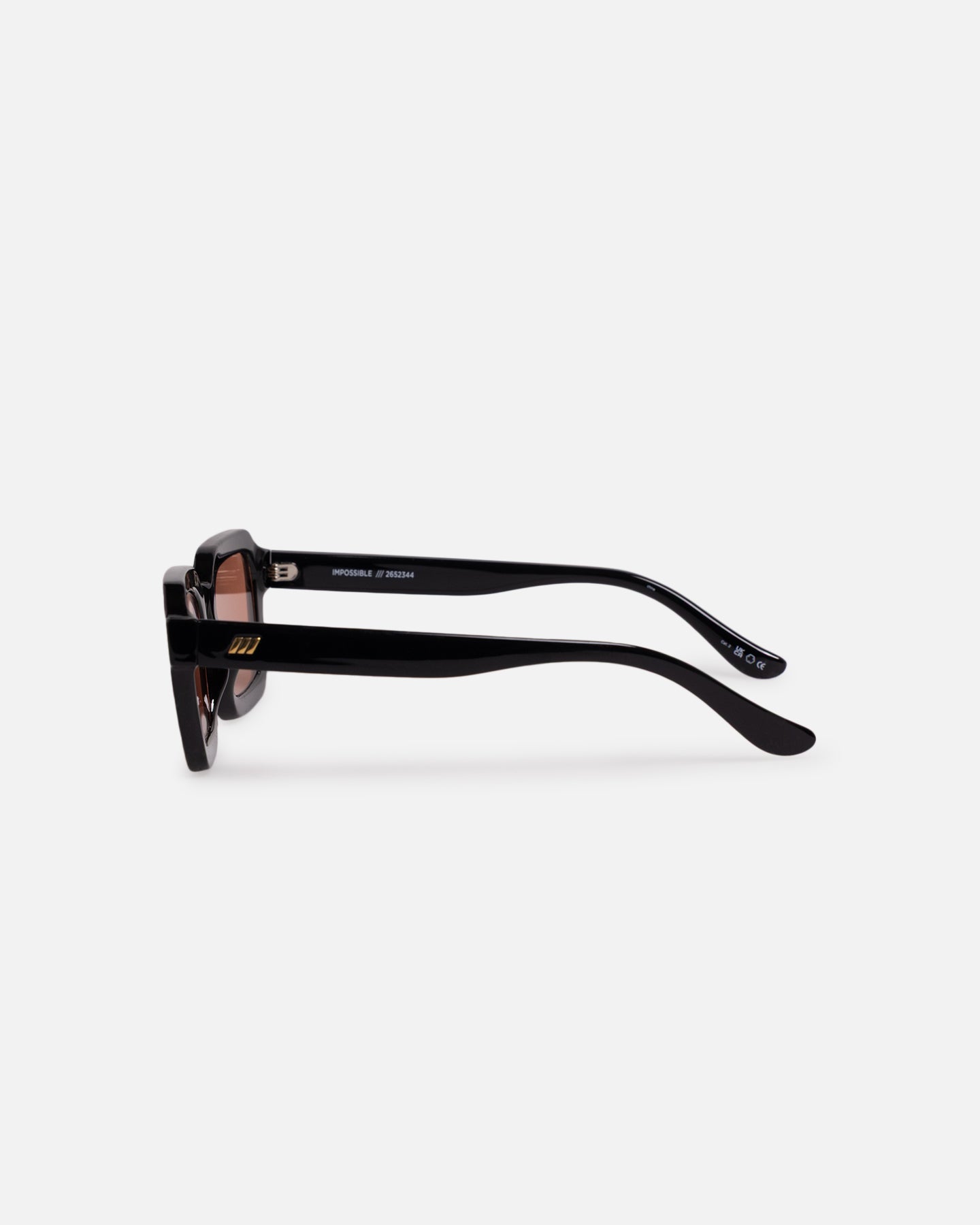 Le Specs Impossible Sunglasses Black/Cinnamon