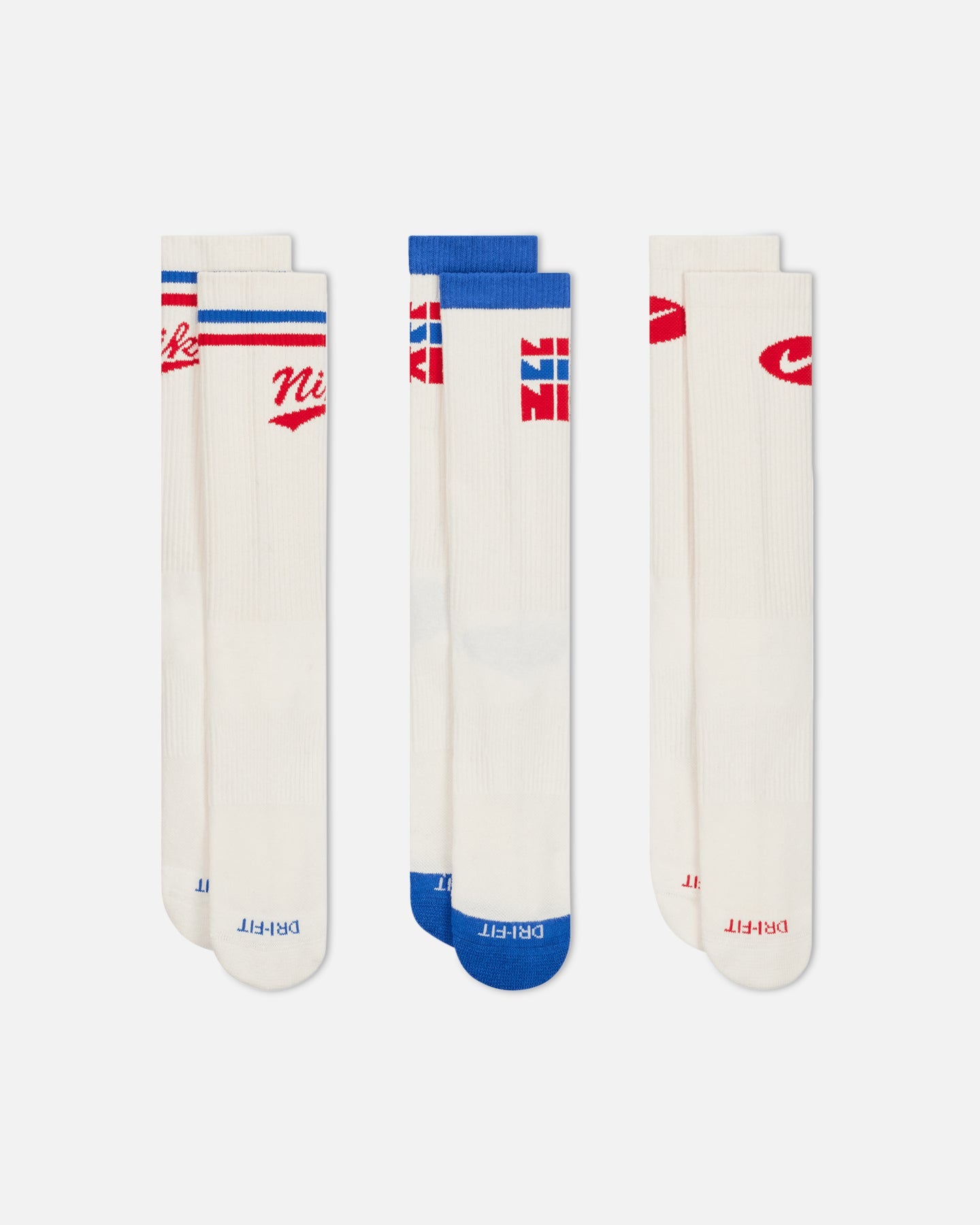 Nike Everyday Plus Crew Socks (3 Pair) Multi