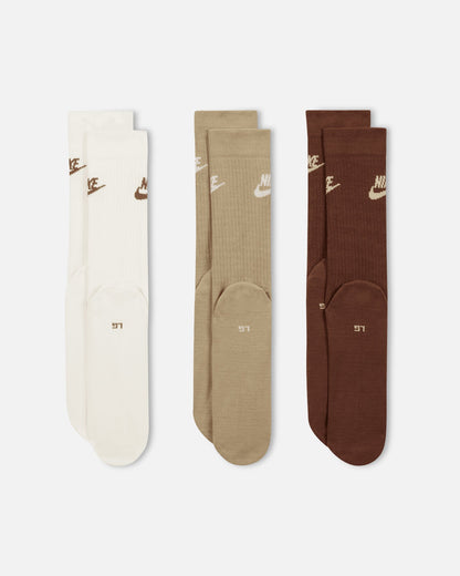 Nike Sportswear Everyday Essential Crew Socks (3 Pairs) Multi