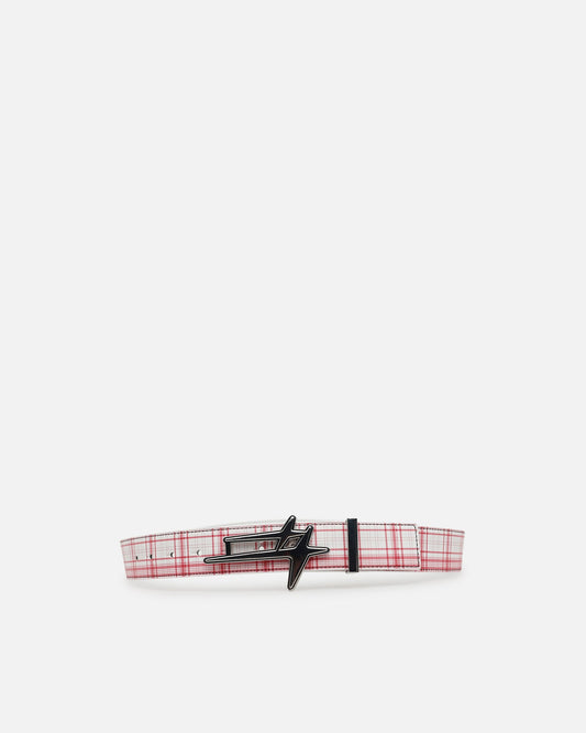 Loiter Starborn Belt Red Plaid