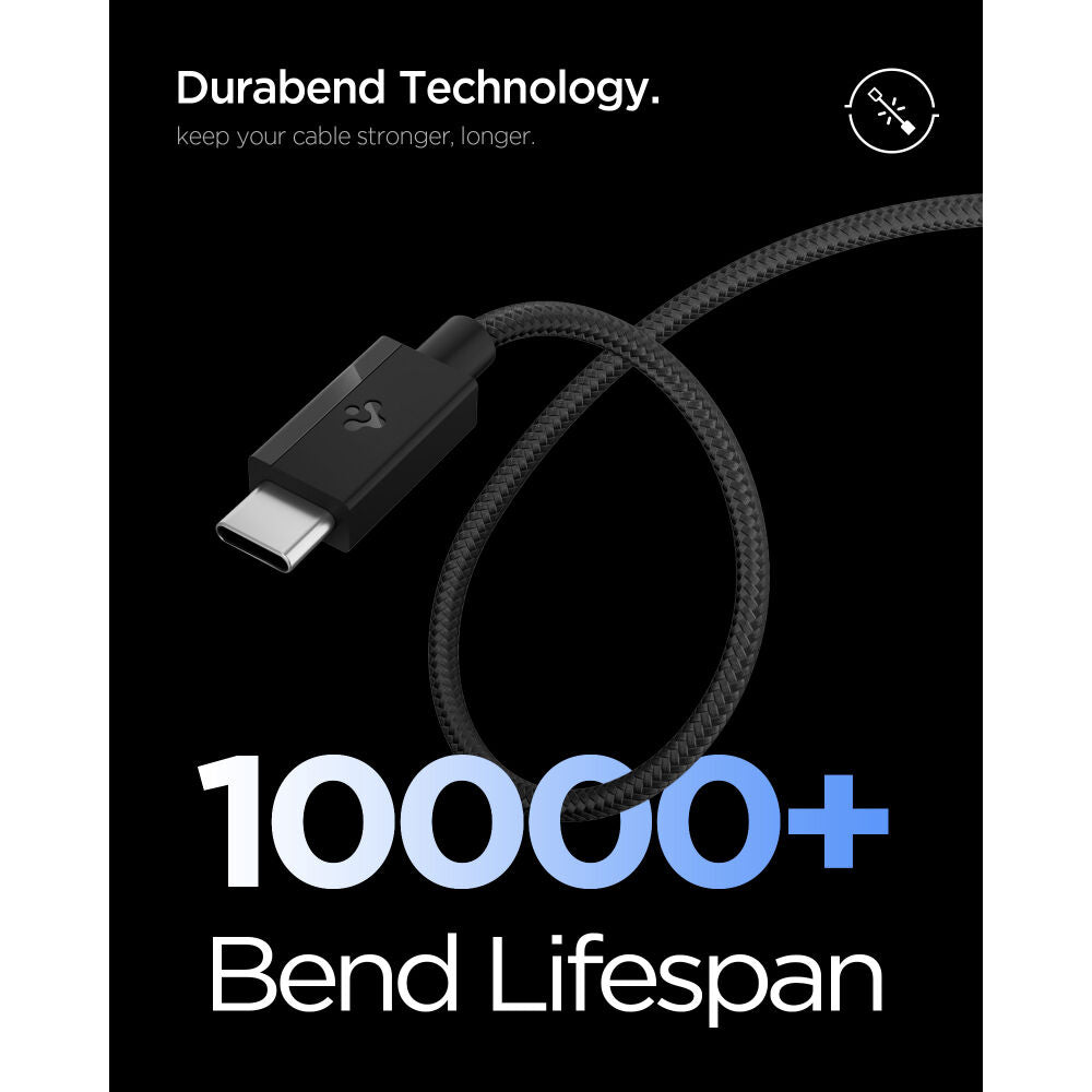 Spigen USB C to USB C 60W 480Mbps EB6015CC 1M Cable (Black)