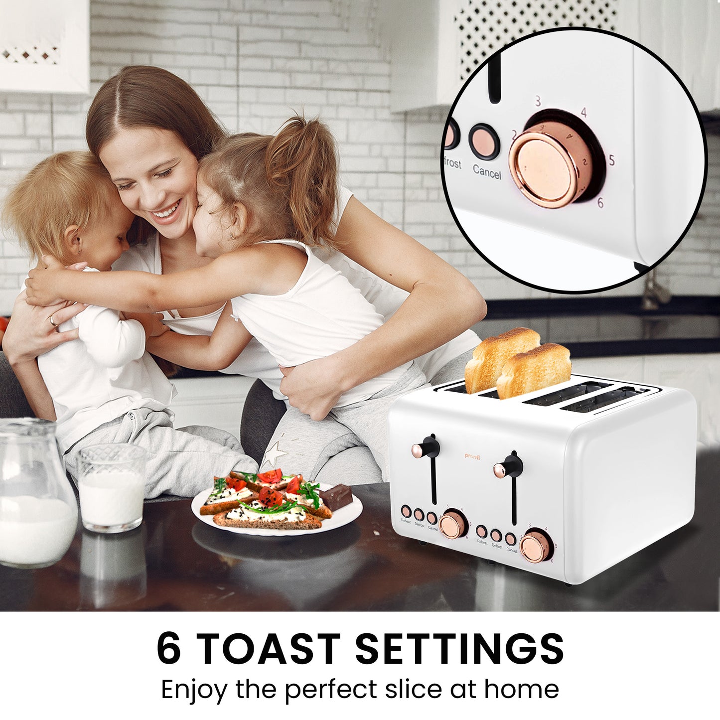 Pronti 3-in-1 Breakfast Set (White)