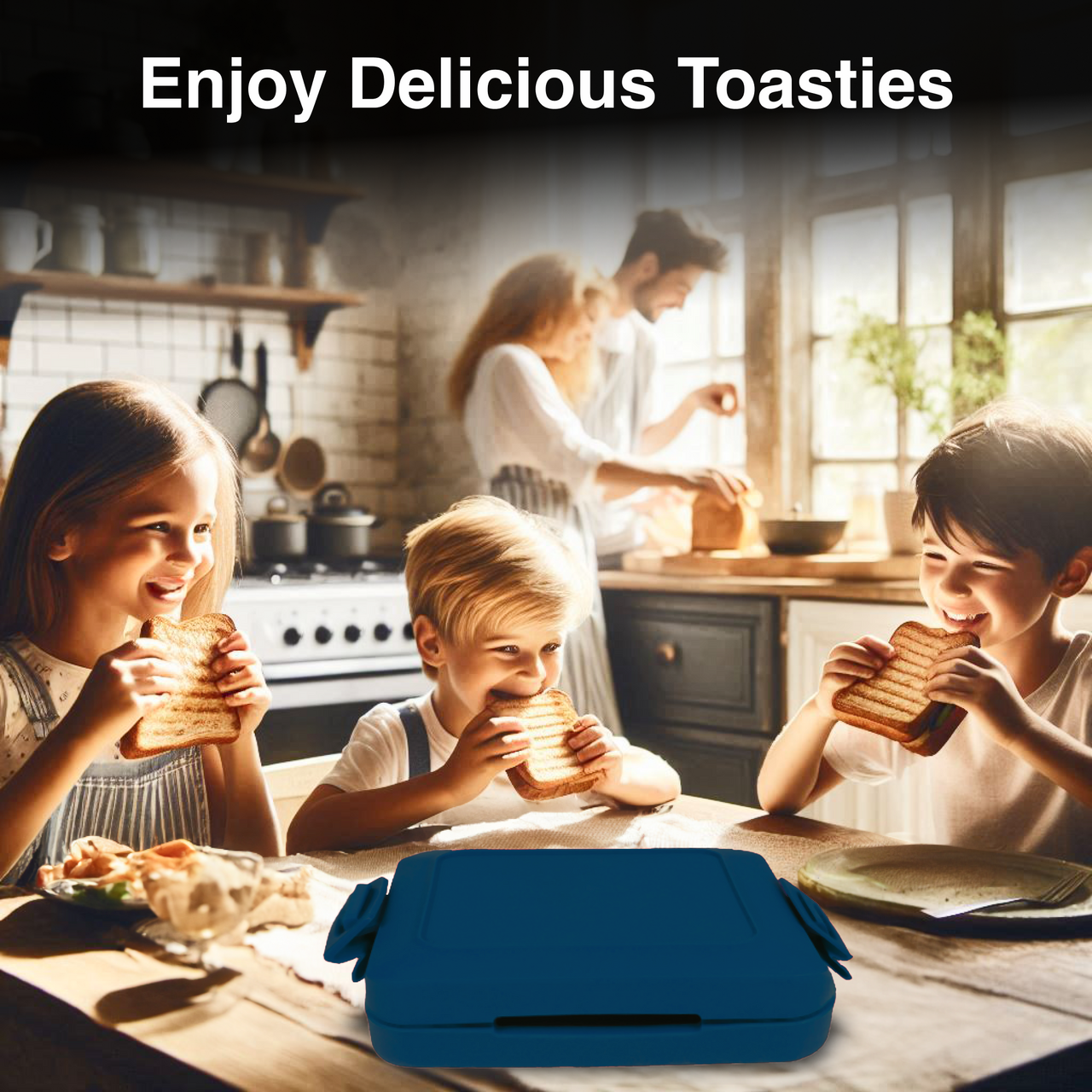 Laser Heatwave Tech Microwave Toastie Maker (Blue)